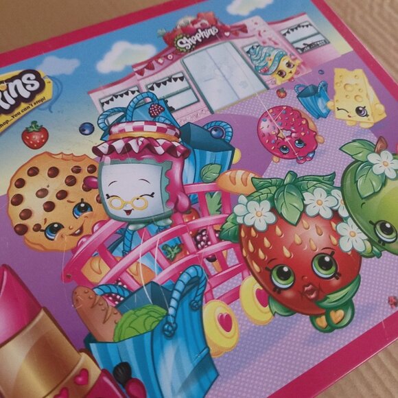 SHOPKINS Metal Lunch Box - Collectible Collector’s Tin Handle 2013 Purple Pink - Picture 5 of 5